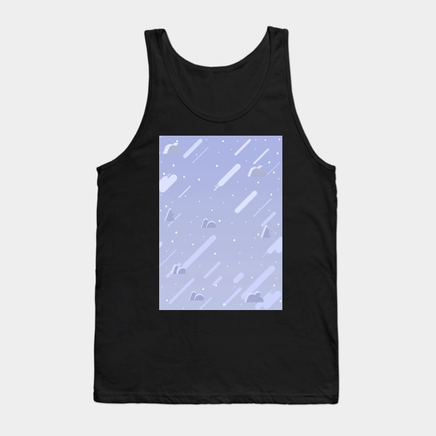 Periwinkle Universe Sky Tank Top by Blackmoonrose13